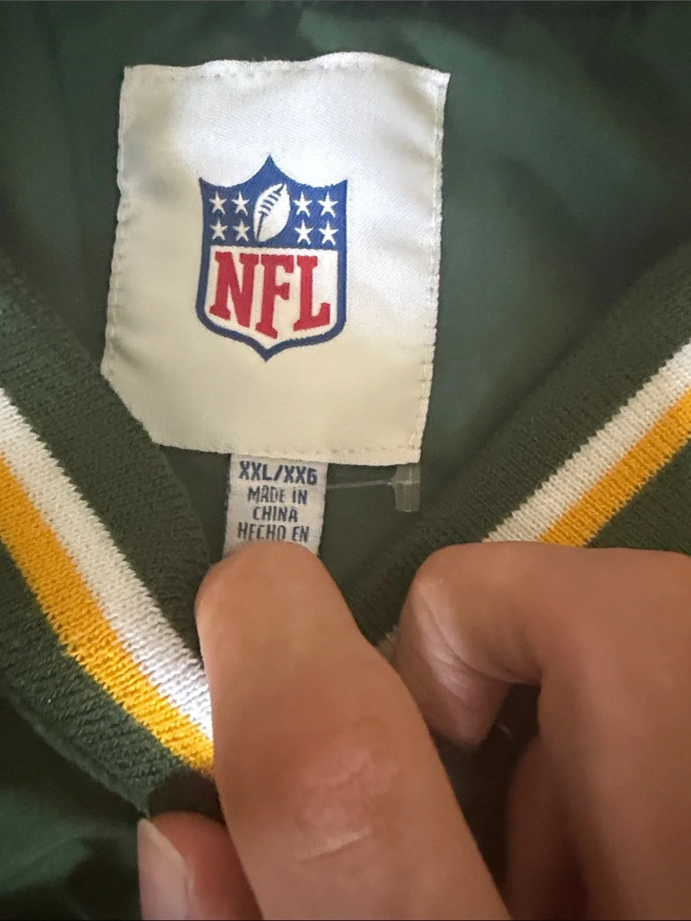 NFL Green Bay Packers Green and Yellow Pullover Jacket - GIII-Apparel